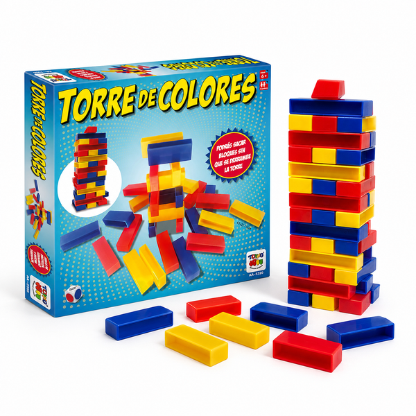 Juego Educativo Torre Colores 45 Piezas - Toyng - Toyng Chile