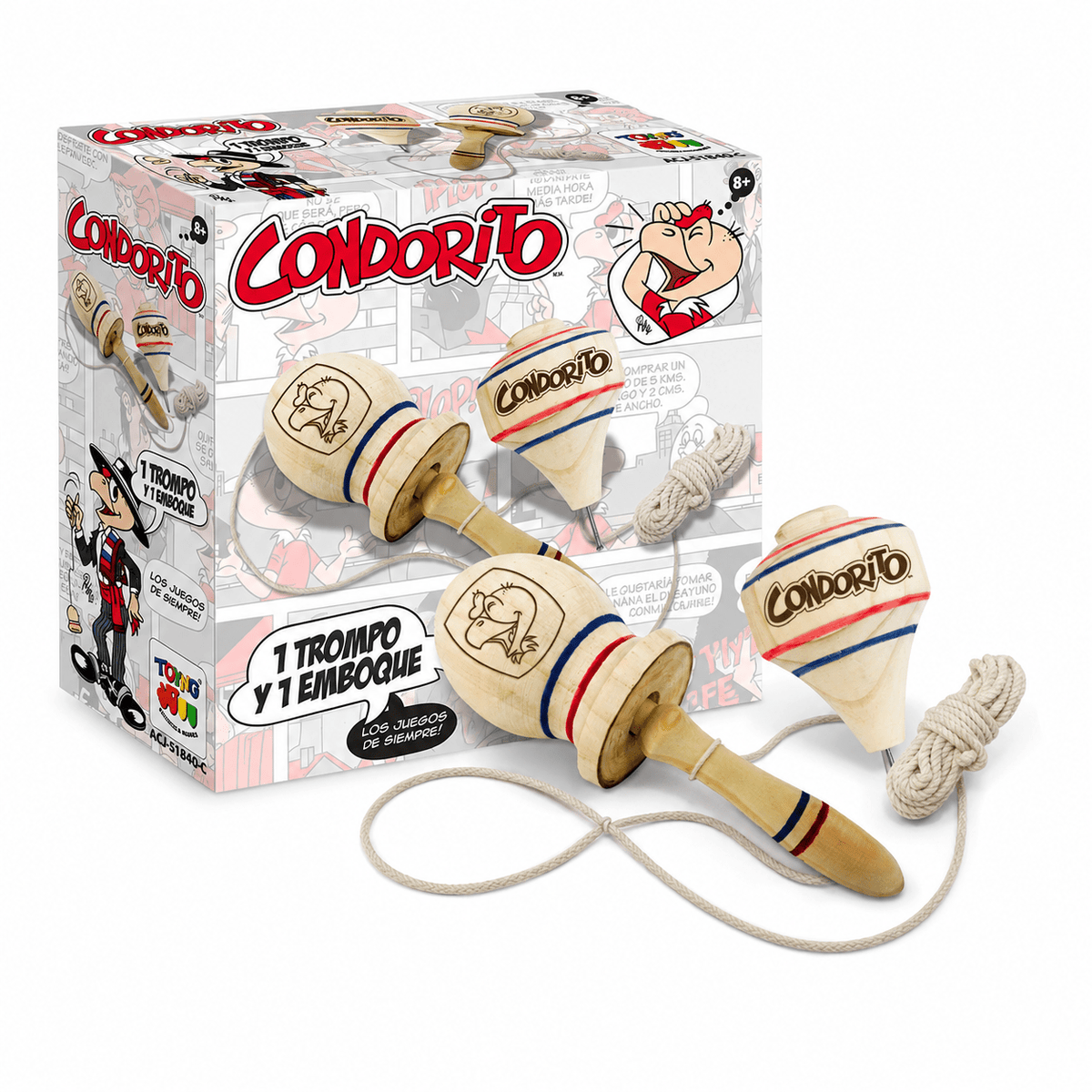Juguete Emboque + Trompo - Condorito - Toyng Chile