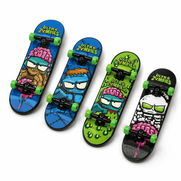 Juguete Finger Skate Zombie 4 Unidades - Ultra Zombies - Toyng Chile