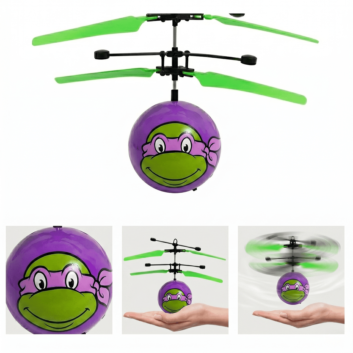 Juguete Heliball Donatello - Ninja - Toyng Chile