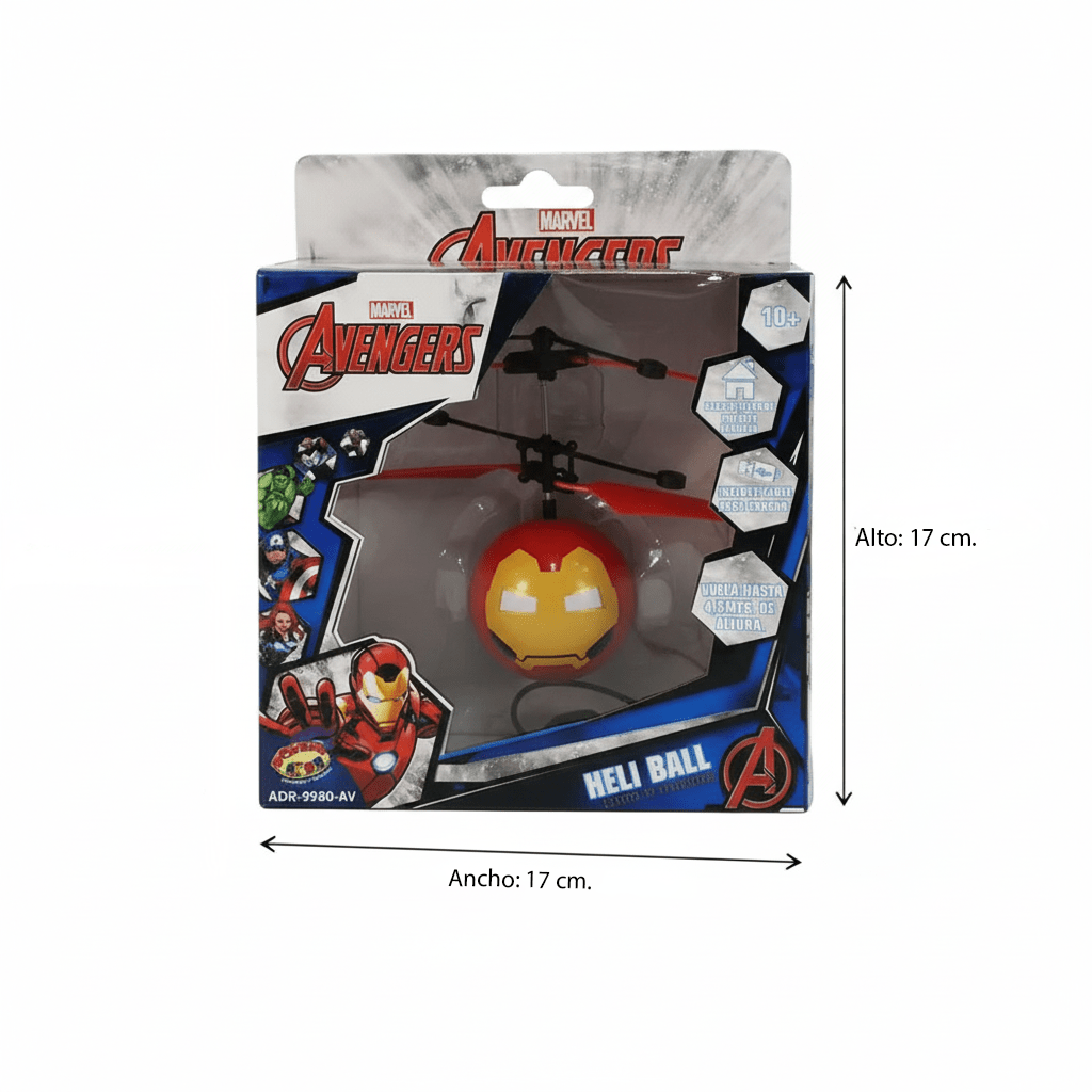 Juguete Heliball Iron Man - Marvel - Toyng Chile
