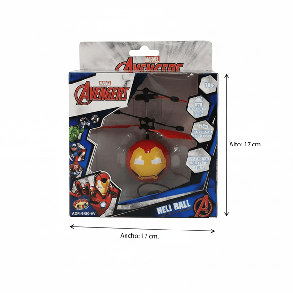Juguete Heliball Iron Man - Marvel - Toyng Chile