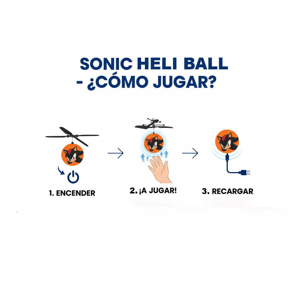 Juguete Heliball Shadow - Sonic - Toyng Chile