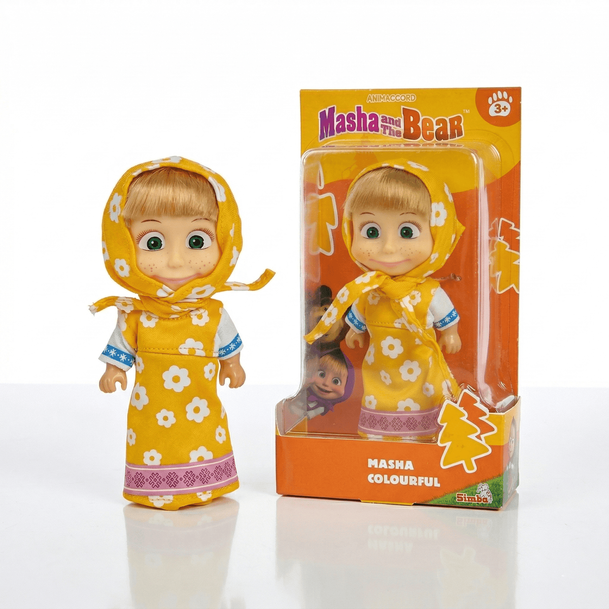 Juguete Muñeca Masha Vestido Amarillo - Masha Y El Oso - Toyng Chile
