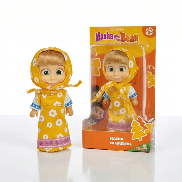 Juguete Muñeca Masha Vestido Amarillo - Masha Y El Oso - Toyng Chile