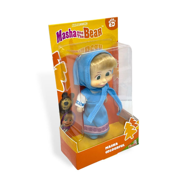 Juguete Muñeca Masha Vestido Celeste - Masha Y El Oso - Toyng Chile