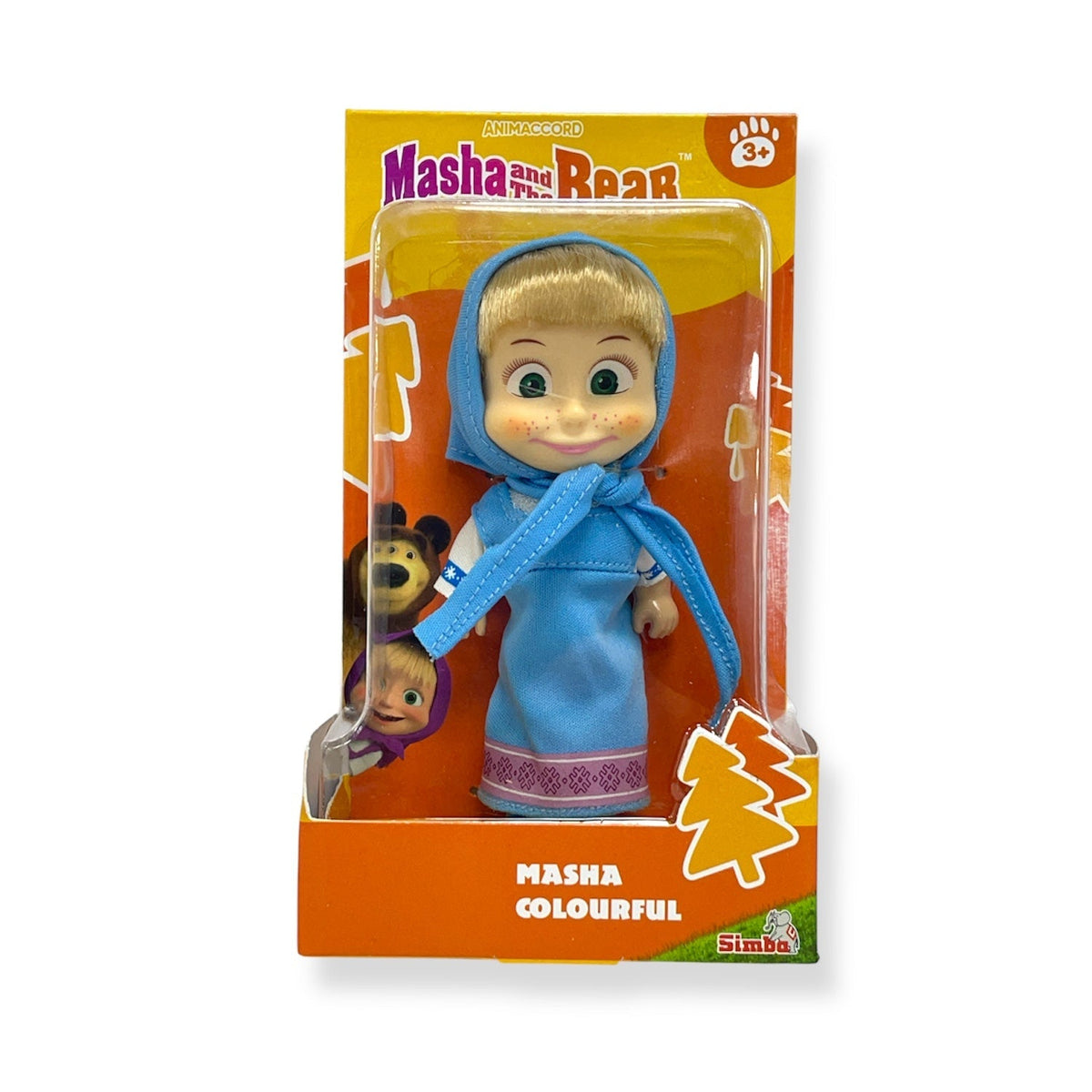 Juguete Muñeca Masha Vestido Celeste - Masha Y El Oso - Toyng Chile