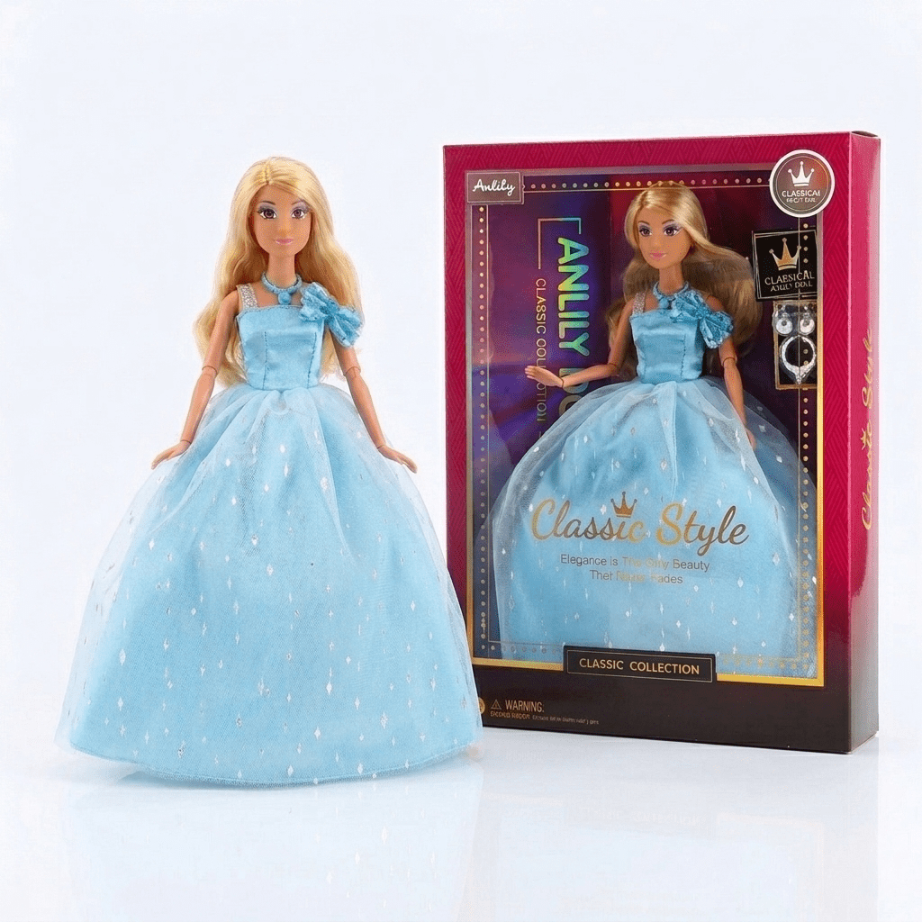 Juguete Muñeca Vestido Celeste - Toyng - Toyng Chile