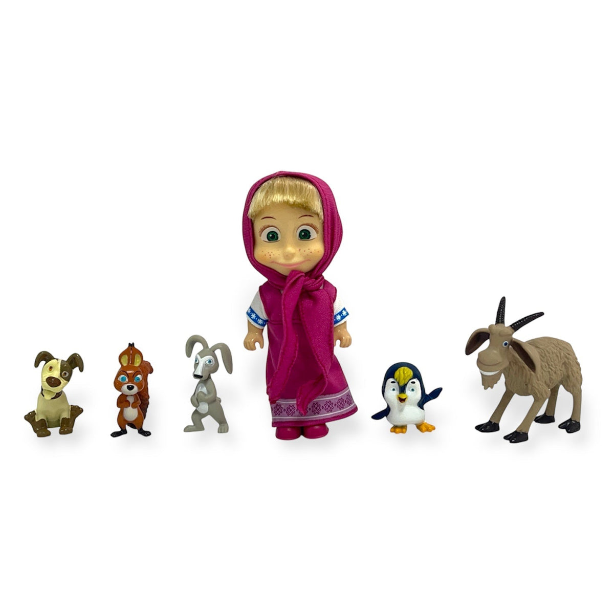 Juguete Set Animales Masha 6 Figuras - Masha Y El Oso - Toyng Chile