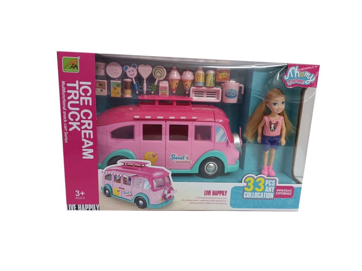 Juguete Set Bus Food Truck Y Muñeca - Toyng - Toyng Chile