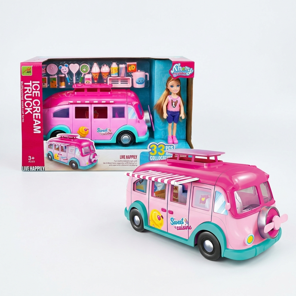Juguete Set Bus Food Truck Y Muñeca - Toyng - Toyng Chile