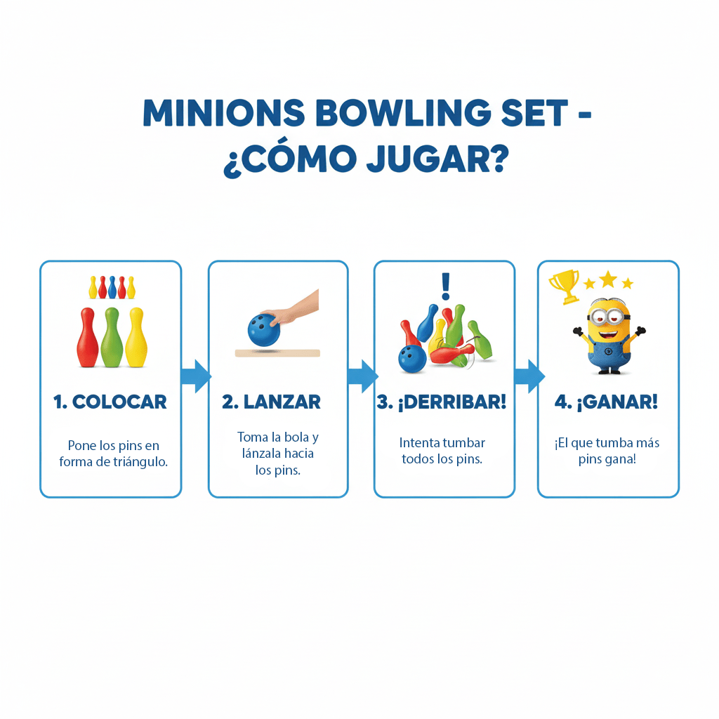 Juguete Set De Bowling Mf - Mi Villano Favorito - Toyng Chile