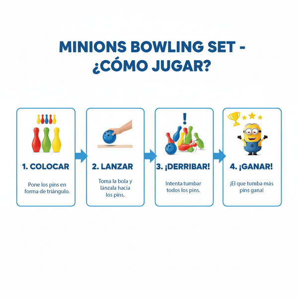 Juguete Set De Bowling Mf - Mi Villano Favorito - Toyng Chile