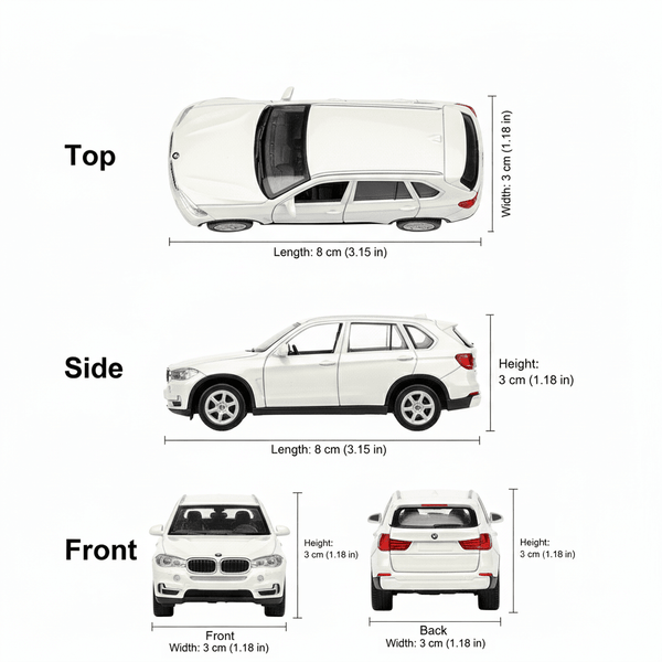 Pack 6 Autos Welly 1:60 Best Sellers 3 - Toyng Chile
