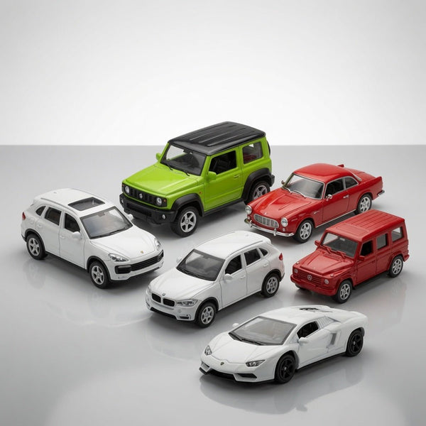 Pack 6 Autos Welly 1:60 Best Sellers 3 - Toyng Chile
