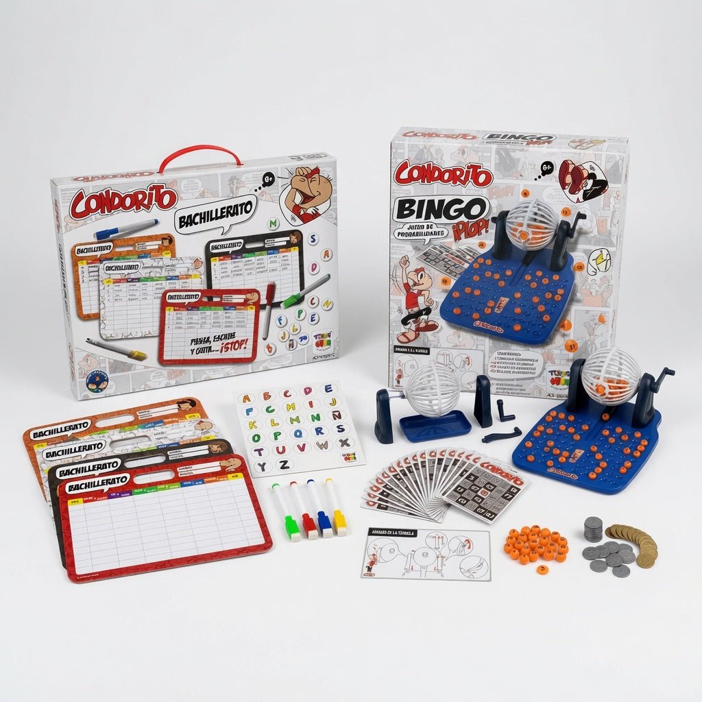 Pack Bachillerato Condorito + Bingo Condorito - Toyng Chile