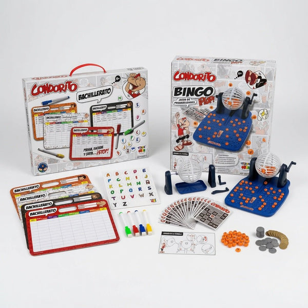 Pack Bachillerato Condorito + Bingo Condorito - Toyng Chile