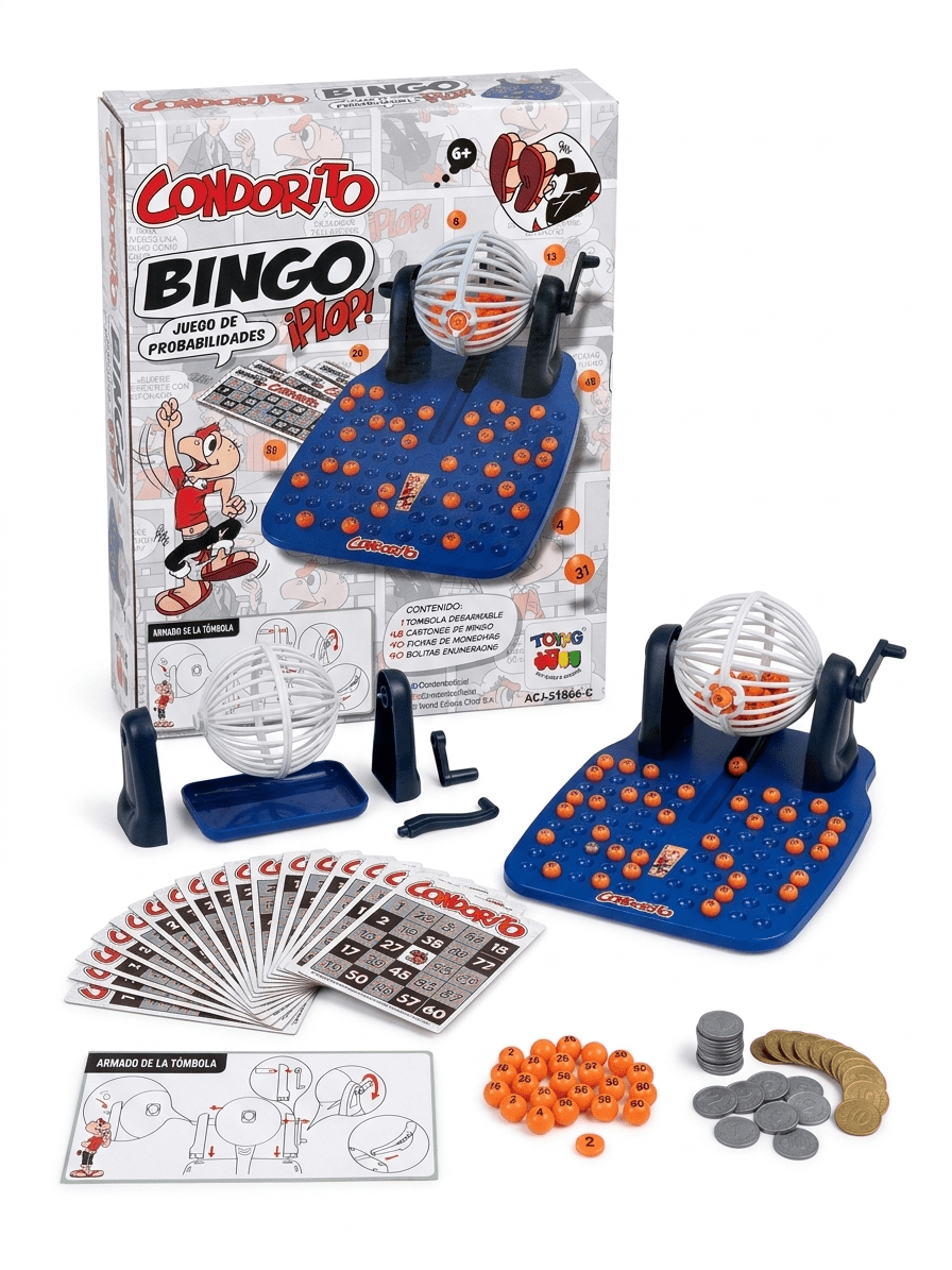 Pack Bachillerato Condorito + Bingo Condorito - Toyng Chile