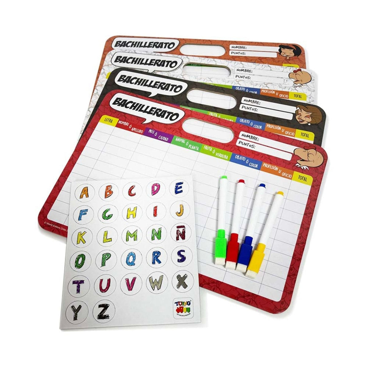 Pack Condorito: Bachillerato + Bingo + 4 Cachos - Toyng Chile