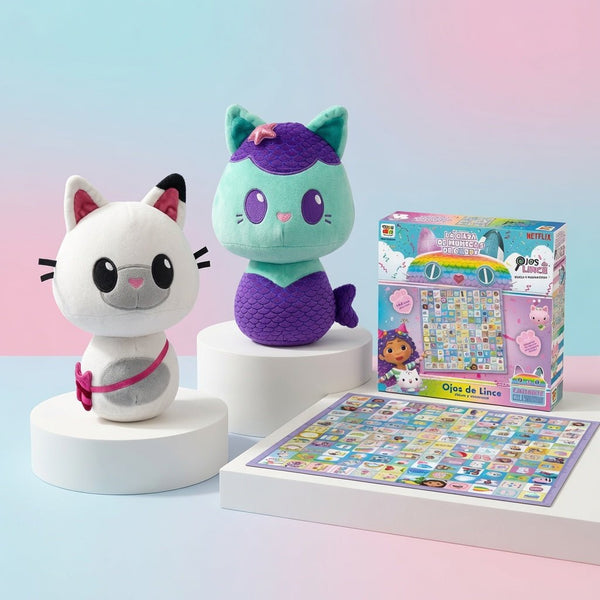 Pack Gabby 2 Peluches + Ojos de Lince - Toyng Chile