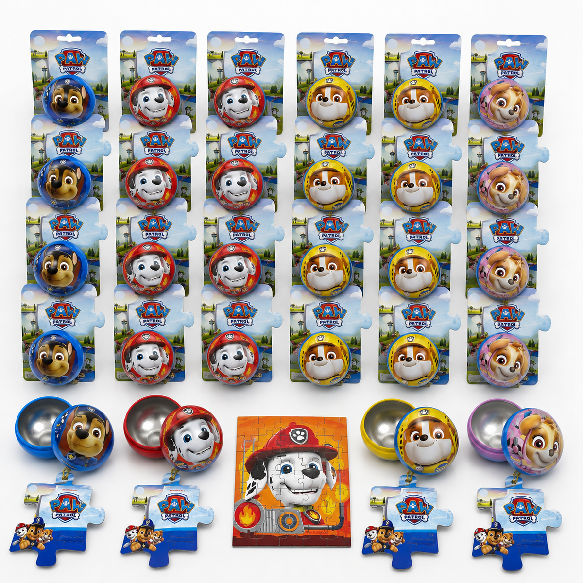 Pack x24 Puzzles Esfera 50 Piezas Paw Patrol - Toyng Chile