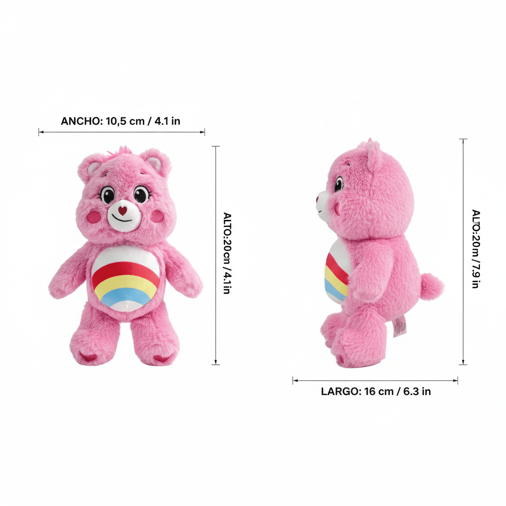 Peluche Alegrosita Rosado 20 Cm - Ositos Cariñositos - Toyng Chile