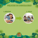 Peluche Dinosaurio Azul - Jurassic - Toyng Chile