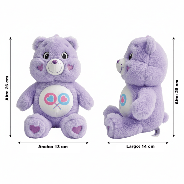 Peluche Generosita Morado 25 Cm en Caja - Ositos Cariñositos - Toyng Chile