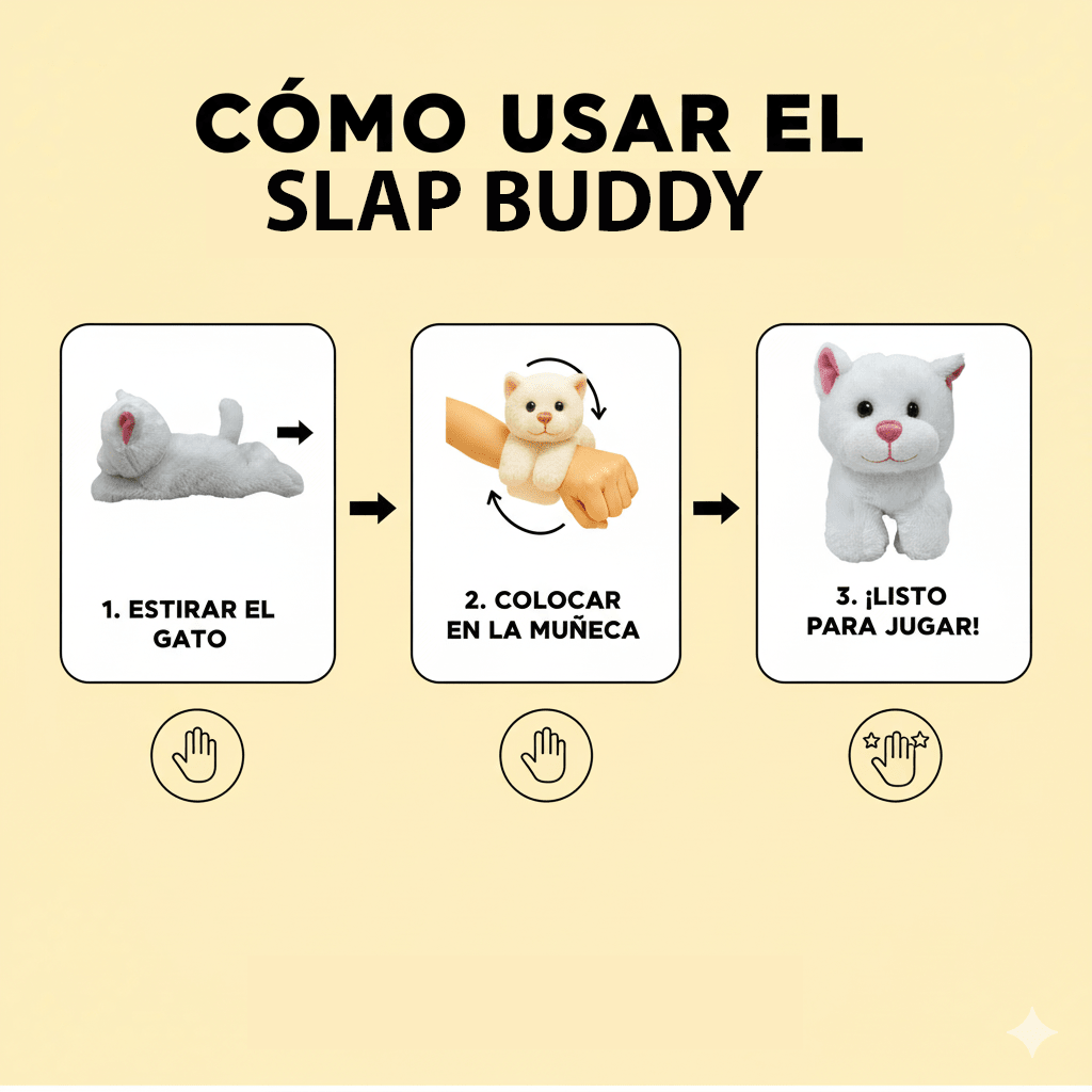 Peluche Slap - Buddy 20 cm Gato - Toyng - Toyng Chile