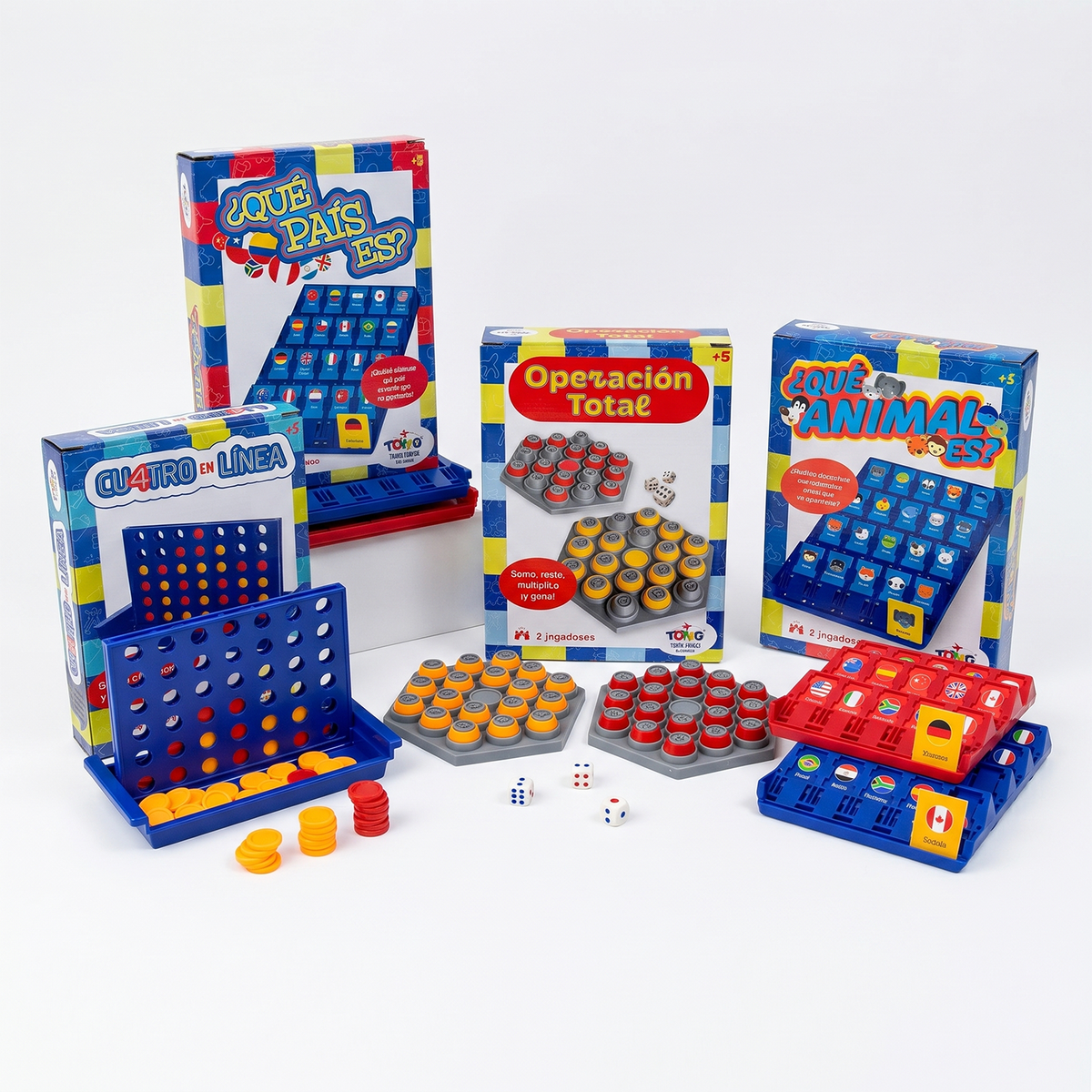 Pack x12 Juegos de Mesa Travel Game Toyng Surtidos
