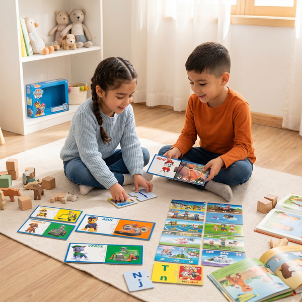 Pack x4 Juegos Educativos Paw Patrol Colección Completa