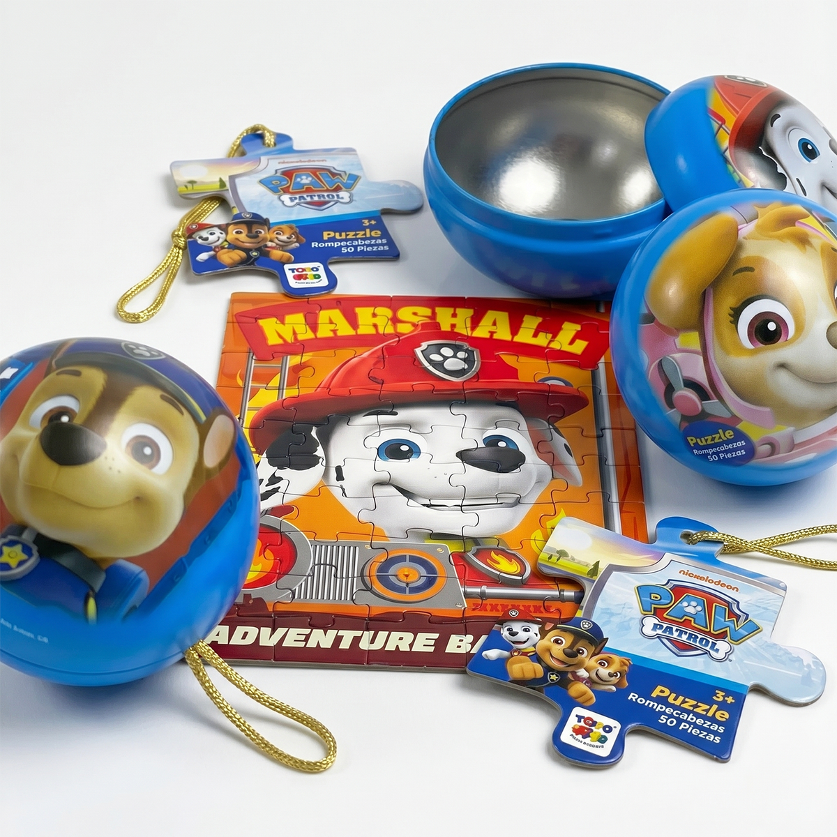 Pack X24 Puzzle Rompecabezas Esfera (50 Piezas) - Paw Patrol