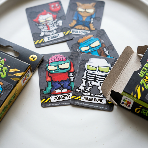Pack 12 Flash Cards Adivina Quién Eres Ultra Zombies