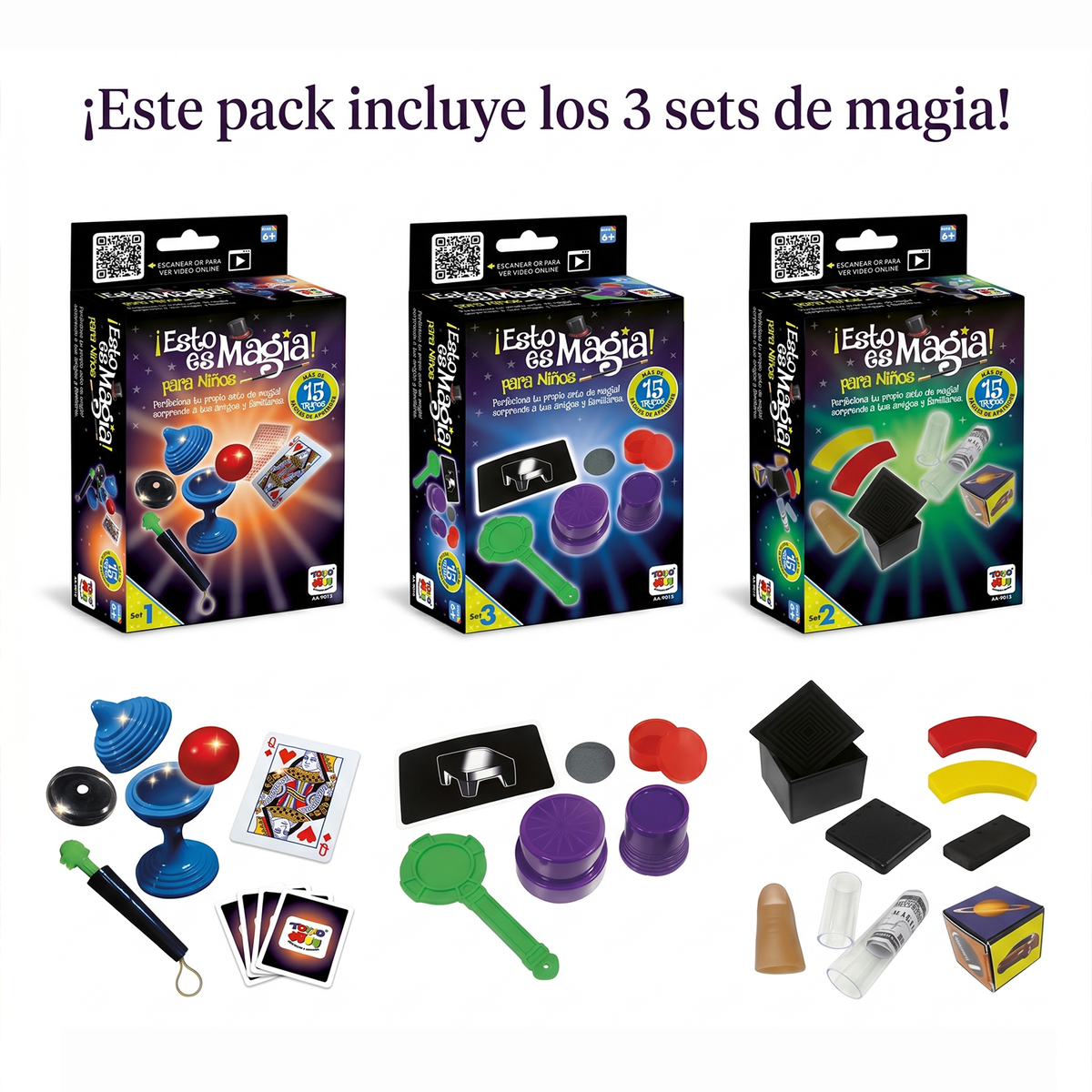 Pack x12 Juegos de Magia Toyng Surtidos