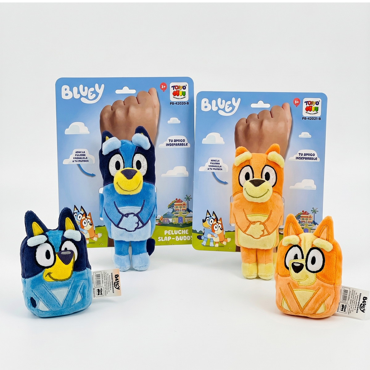 Pack Peluches Bluey y Bingo x4 Unidades