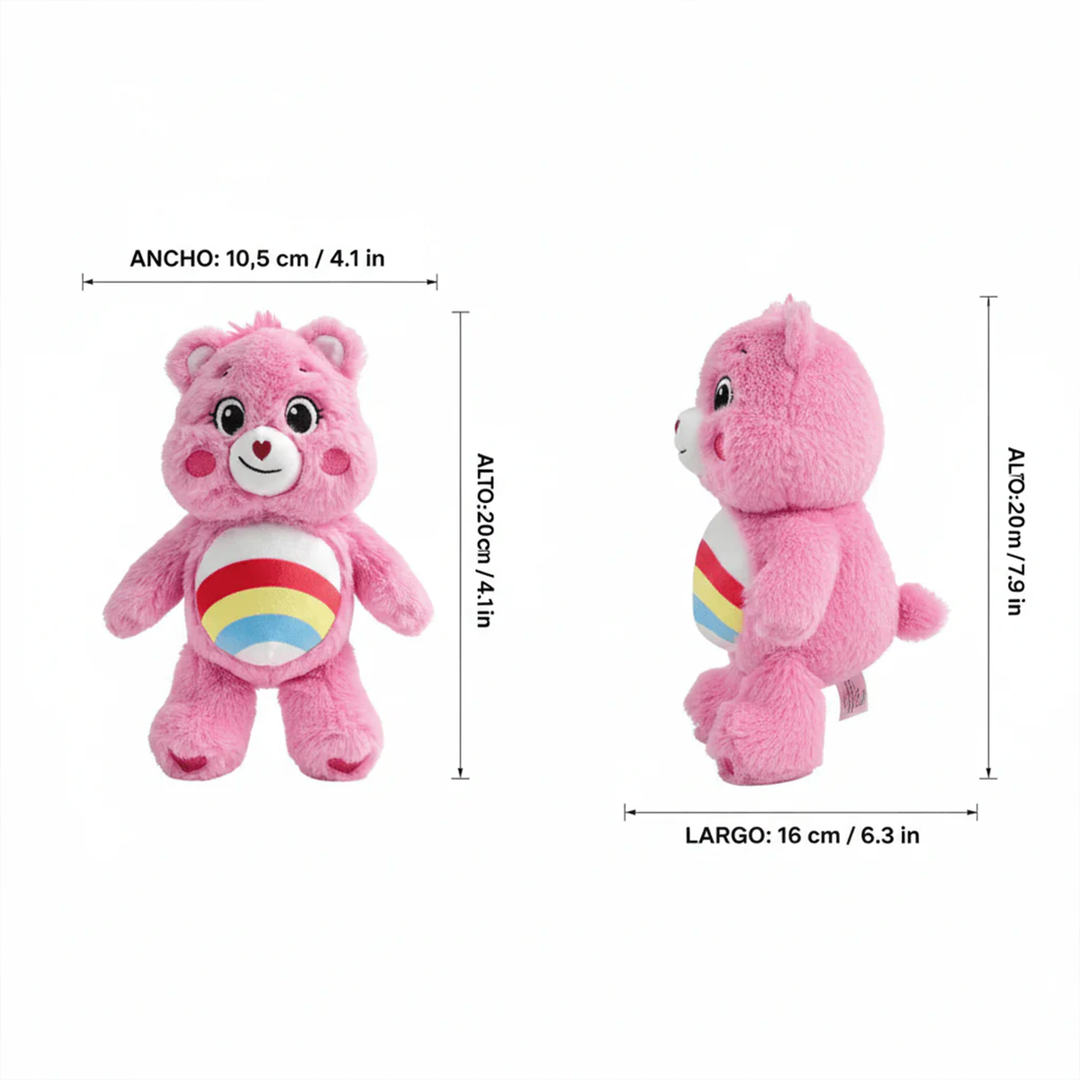 Pack x6 Peluches Cariñositos 20 cm Colección Completa