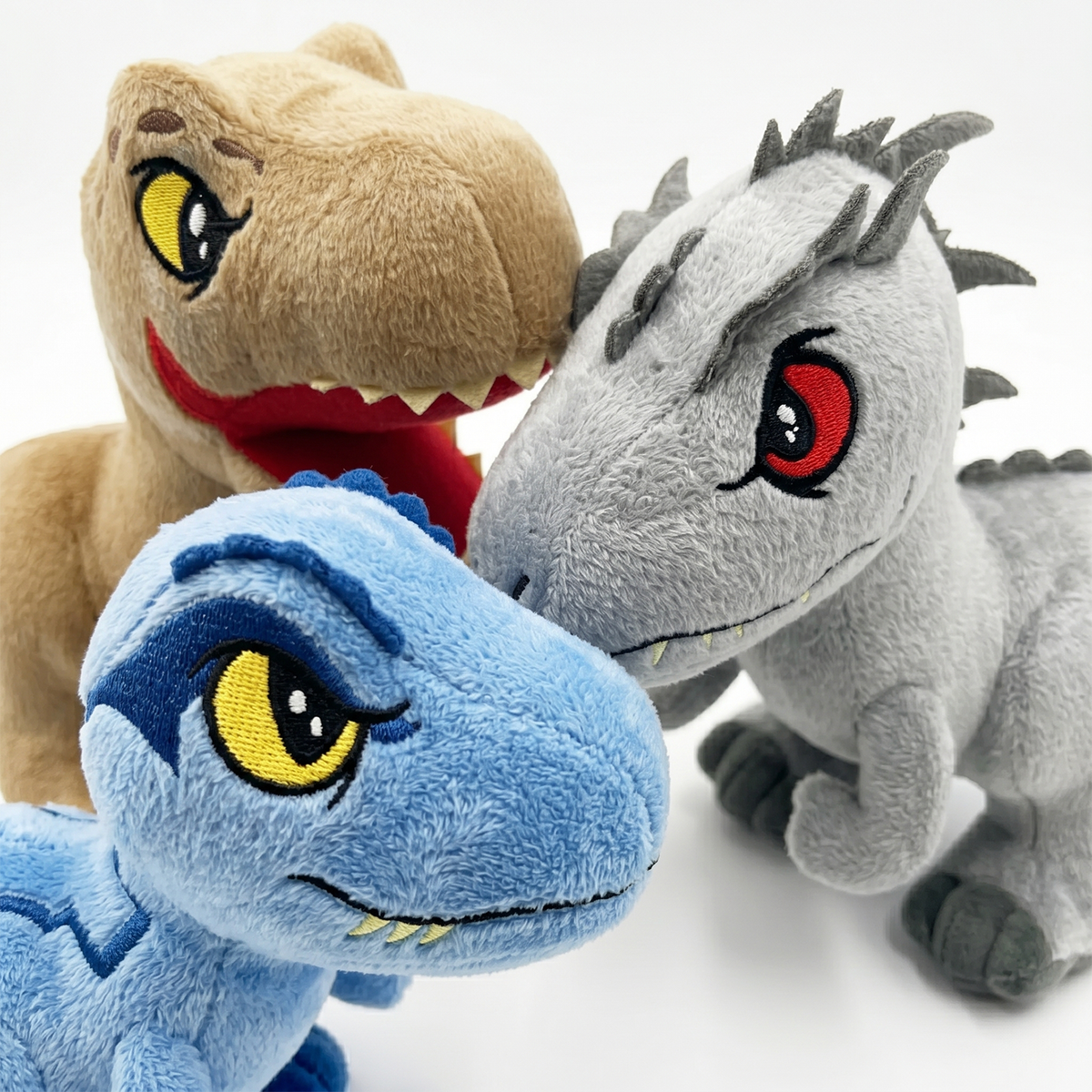 Pack x3 Peluches Jurassic World Colección Completa