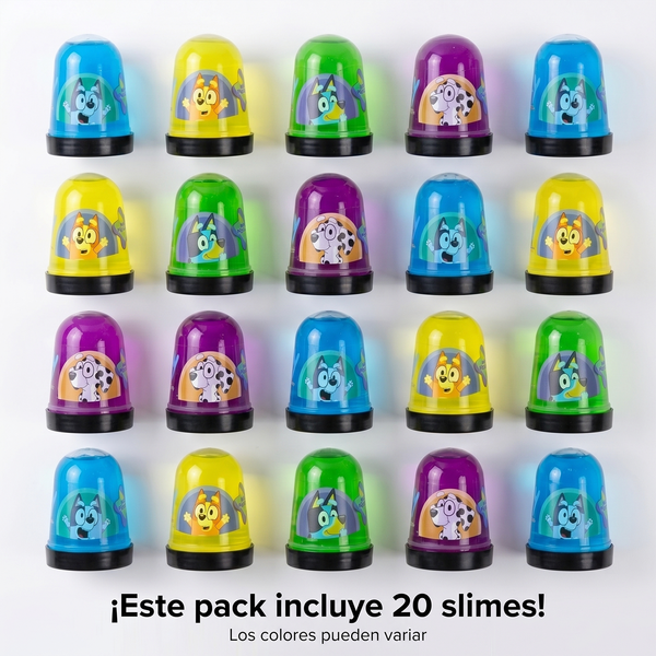 Pack x20 Masas Pegajosas Bluey Surtidas