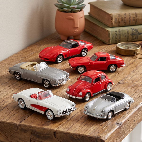 Pack x12 Autos Welly Clásicos Escala 1:60