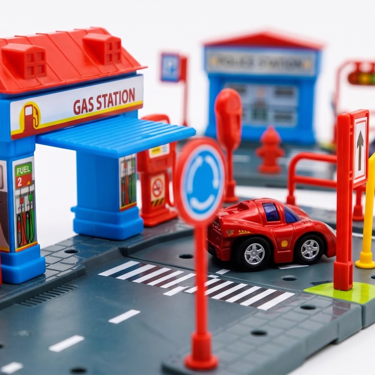 Pack x4 Estaciones Welly City Arma tu Ciudad