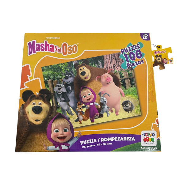 Puzzle 100 Piezas - Masha y El Oso - Toyng Chile