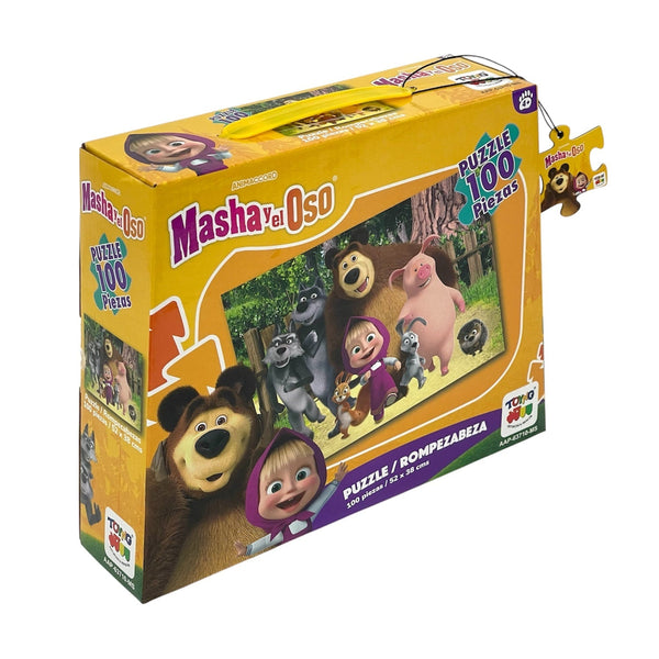 Puzzle 100 Piezas - Masha y El Oso - Toyng Chile
