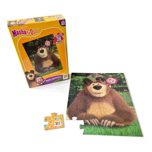 Puzzle 24 Piezas - Masha y El Oso - Toyng Chile