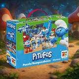 Puzzle 60 Piezas - Los Pitufos - Toyng Chile