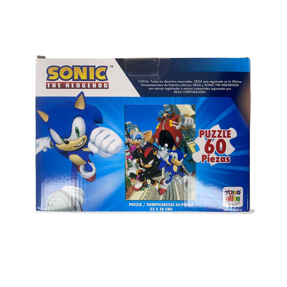 Puzzle 60 Piezas Sonic - Toyng Chile