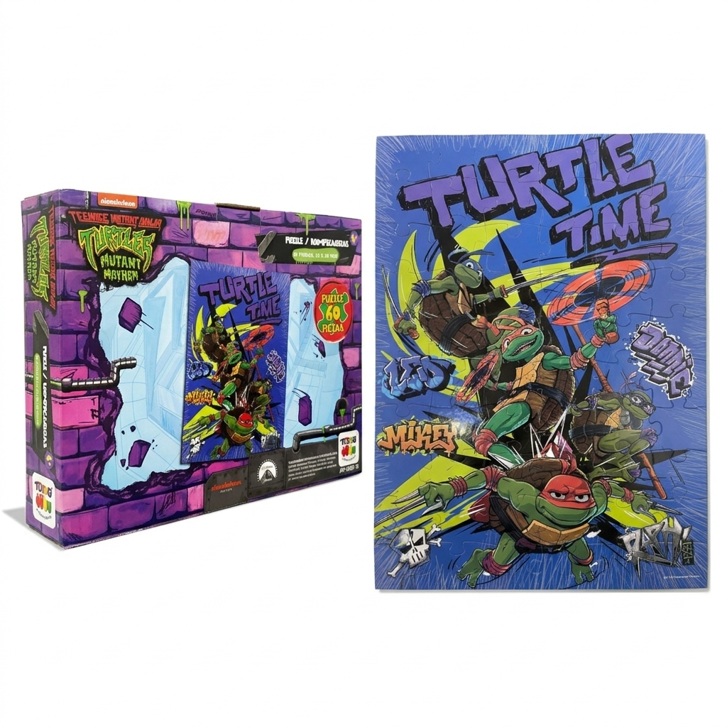 Puzzle 60 Piezas - Tortugas Ninjas - Toyng Chile