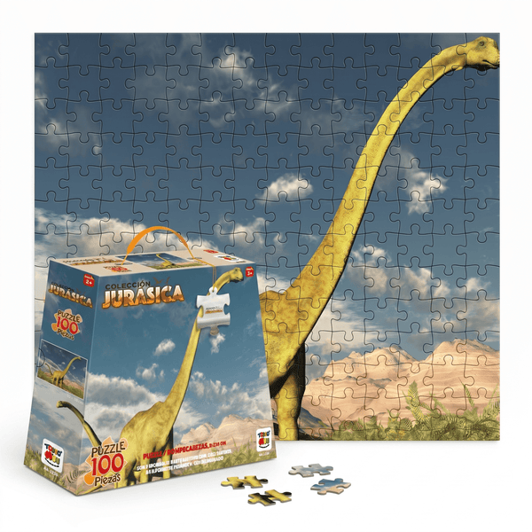 Puzzle Brachiosaurus Colección Jurásica (100 Piezas) - Toyng - Toyng Chile