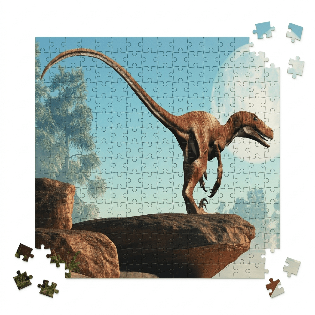 Puzzle Deinonychus Colección Jurásica (100 Piezas) - Toyng - Toyng Chile