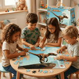 Puzzle Deinonychus Colección Jurásica (100 Piezas) - Toyng - Toyng Chile