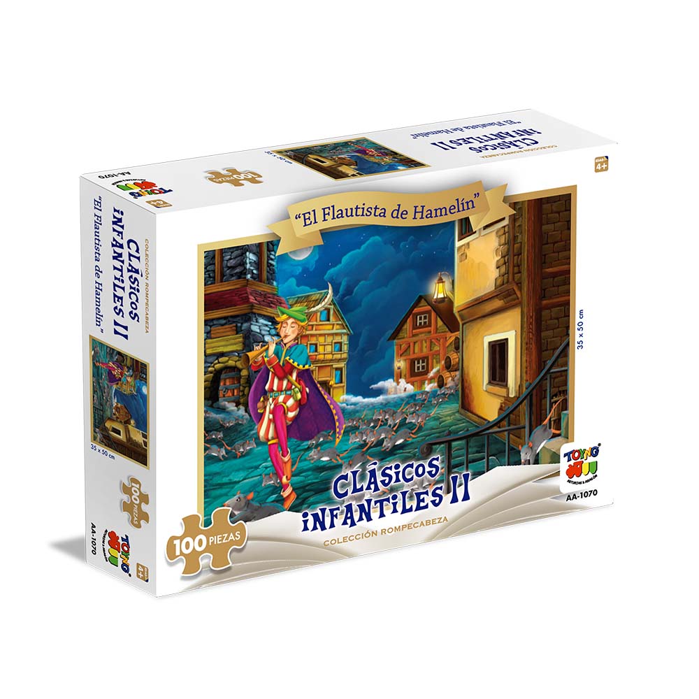 Puzzle El Flautista De Hamelin (100 Piezas) - Toyng - Toyng Chile